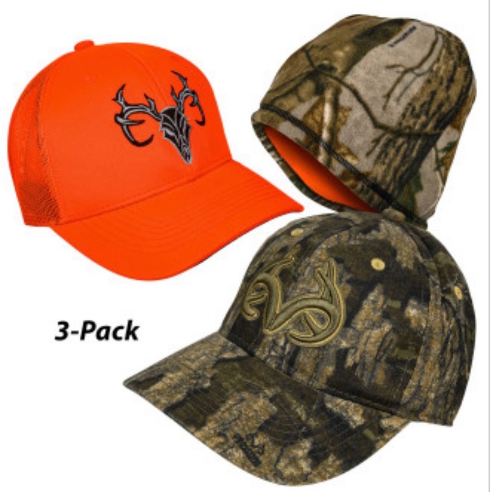 Realtree bundle of 3 hats NWT baseball and beanie men’s hunting camo